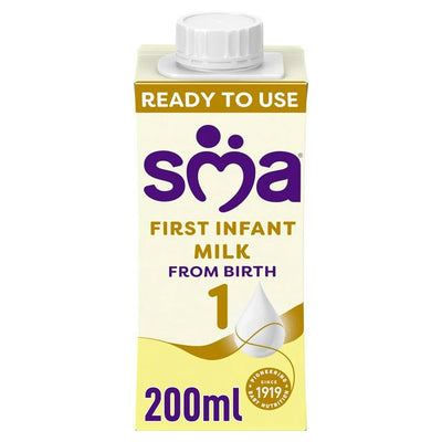 SMA PRO First Infant Milk From Birth 200ml x 12