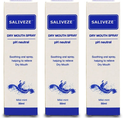 Saliveze Artifical Saliva Mouth Spray 50ml x 3