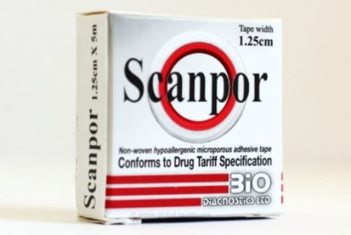 Scanpor Microporous Surgical Tape 1.25cm 2.5cm 5cm