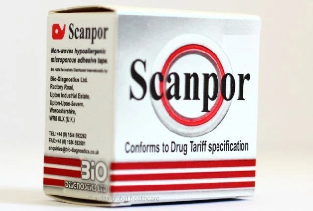Scanpor Microporous Surgical Tape 1.25cm 2.5cm 5cm