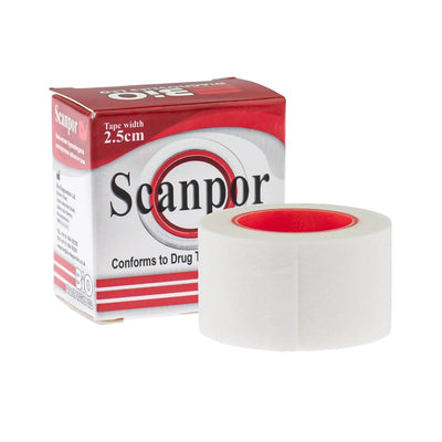 Scanpor Microporous Adhesive Tape 2.5cm x 10m x 12