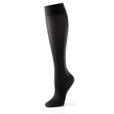 Scholl Softgrip  CL1 Below Knee Compression Stockings Closed Toe Black Small