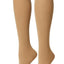 Scholl Softgrip Ultima Stockings Class 1 Below The Knee Open Toe Small Natural