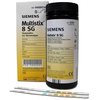 Siemens Multistix 8 SG Urine Reagent Test Strips x 100 EXP May 25 -   Siemens EasyMeds Pharmacy