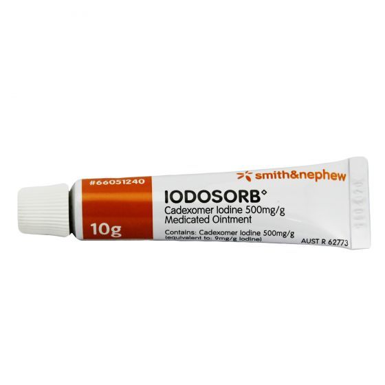 Smith & Nephew Iodosorb Antibact. Ointment 10g x 4 -   Smith & Nephew EasyMeds Pharmacy