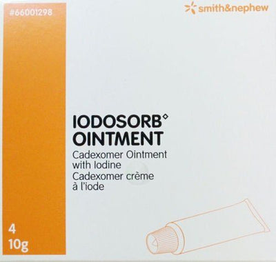 Smith & Nephew Iodosorb Cadoxemer Iodine 0.9 % Ointment 10g x 4 -   Smith & Nephew EasyMeds Pharmacy