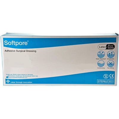 Softpore Dressings 10cm x 30cm  | Wounds Ulcers | Adhesive | 803130