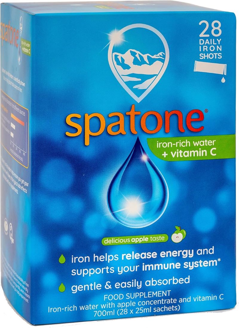 Spatone Apple Liquid Iron Supplement & Vitamin C 20ml Sachets x 28