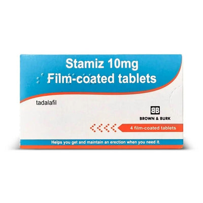 Stamiz 10mg Tablets x 4 (Tadalafil - Generic Cialis)