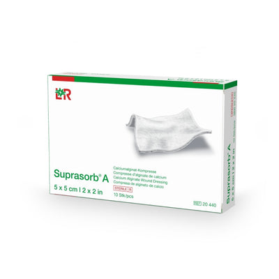 Suprasorb A Alginate Dressing Sterile 5cm x 5cm x 10