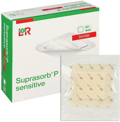 Suprasorb P Sensitive Border Silicone Dressing 10cm x 10cm x 10