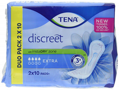 Tena Discreet Extra Incontinence Pads x 120