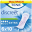 Tena Discreet Extra Incontinence Pads 10 x 6 Packs