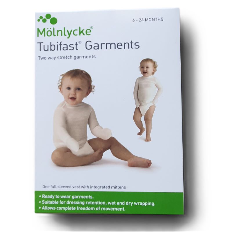 Tubifast Supportive Vest 2-Way Stretch Garment Fixation/Wrapping 0-14 yrs