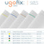 Ugo Fix Sleeve Catheter Bag Sleeve for Urine/Drainage Bags Pack of 4 (Sml 24-39cm)