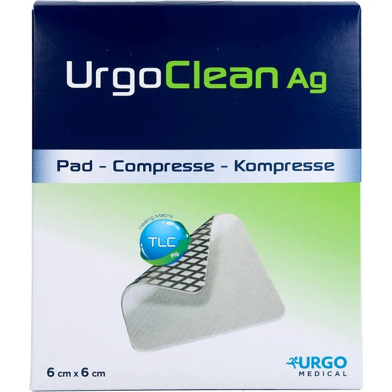 Urgoclean Dressing AG 6cm x 6cm x 10