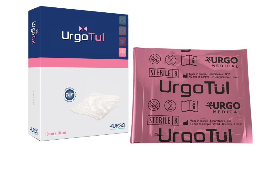 Urgotul Dressing 10cm x 10cm x 10  Ulcers Wounds Abrasions