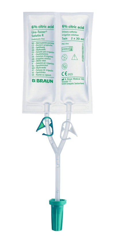 Uro-Tainer Twin Solution R 30ml x 2 Cather Maintenance/Irrigation Solution x 10 -   Bard EasyMeds Pharmacy