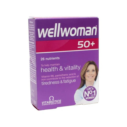 Vitabiotics Wellwoman 50+ Tablets x 30 Advanced Formula for 50+ -   Vitabiotics EasyMeds Pharmacy
