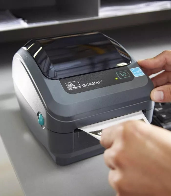 New Zebra GK420d Thermal Label Printer 6x4 USB Ethernet LAN 203dpi Royal Mail