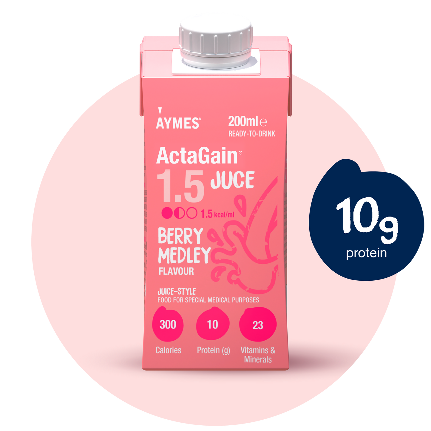 ActaGain 1.5 Juce Berry Medley 200ml Tetra Pak