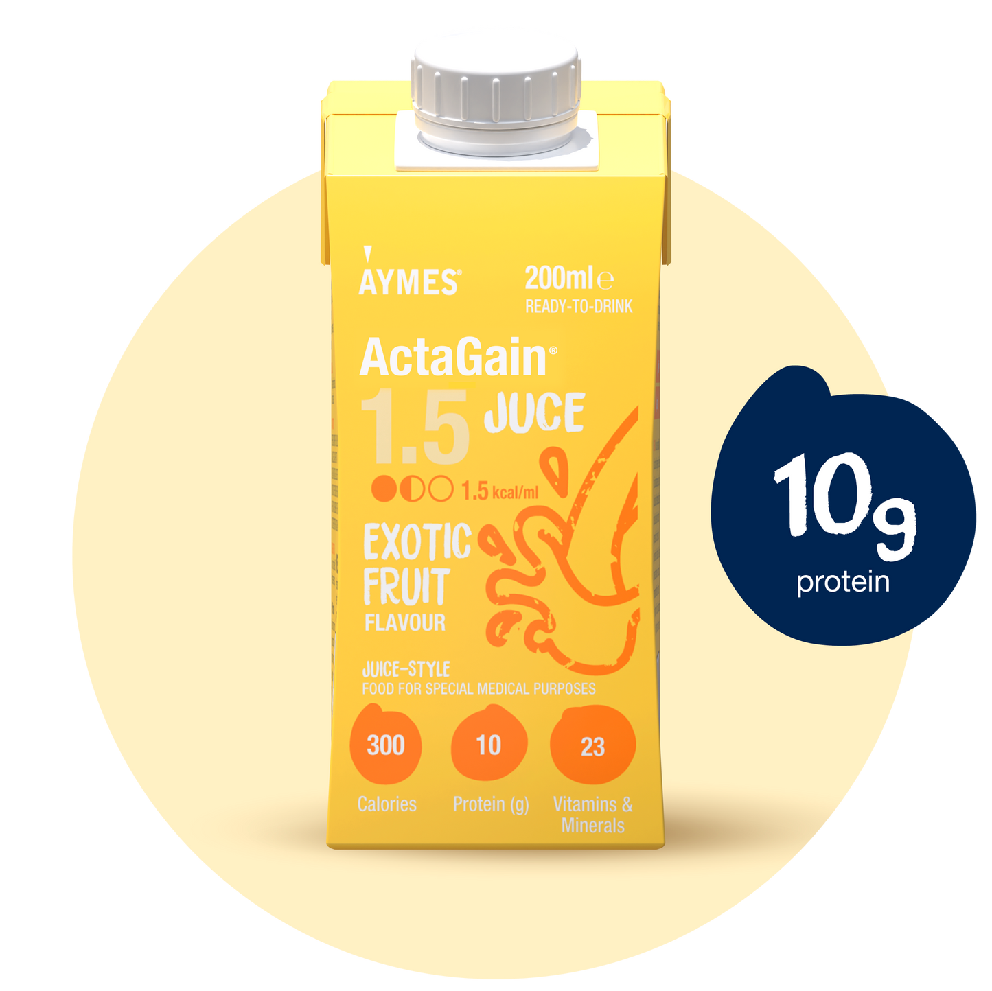 ActaGain 1.5 Juce Exotic Fruit 200ml Tetra Pak