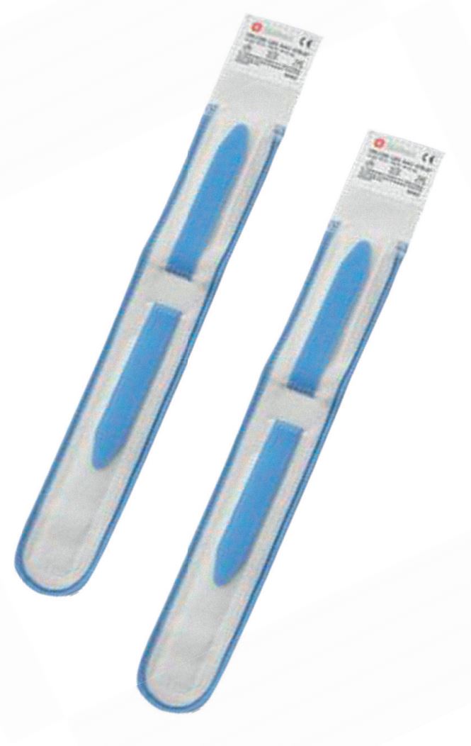 Hollister InCare Deluxe Leg Bag Strap pair, latex-free, extra small 35cm