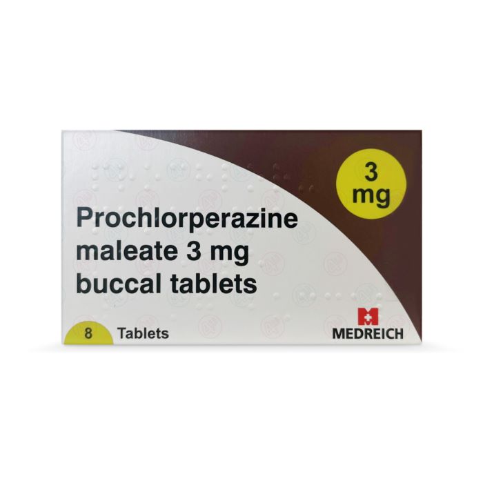 Migraine Relief 3mg Buccal Tablets for Nausea (Buccastem Alternative) Pack of 8
