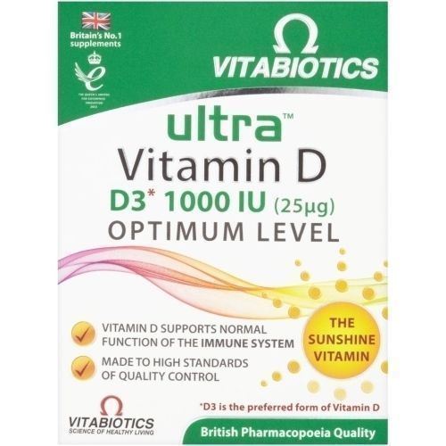 Vitabiotics Ultra Vitamin D Tablets x 96 -   Vitabiotics EasyMeds Pharmacy