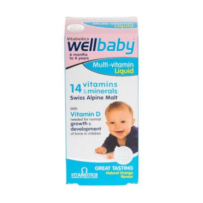 Vitabiotics Wellkid Baby and Infant Syrup 150ml Vitamins - Wellkid