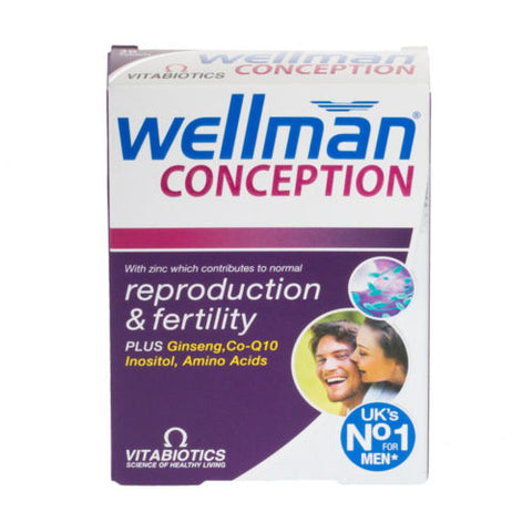 Vitabiotics Wellman Conception Tablets x 30 Vitamins - Wellman