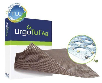 Urgotul Silver Antibacterial Contact Layer with TLC-AG Dressings 10cm x 12cm Dressings - Urgotul Silver