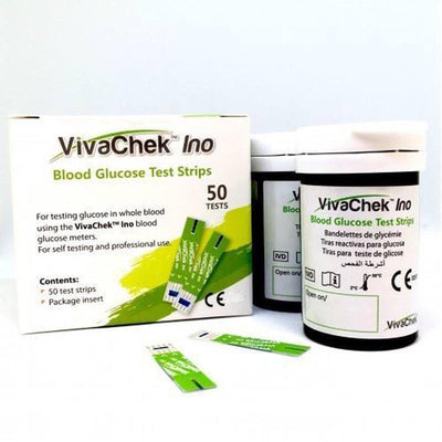 Vivachek Ino Blood Glucose Test Strips x 50 Test Strips - Vivachek