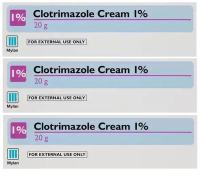3 x Clotrimazole Cream 1% Fungal Skin Treatment 20g | EasyMeds Pharmacy