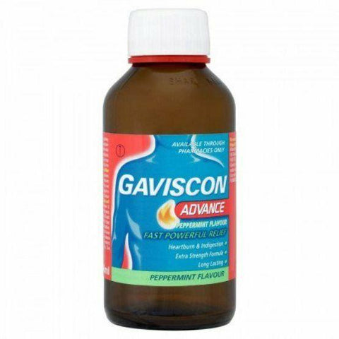 Gaviscon Advance Liquid Peppermint Flavour 250ml x 6 Indigestion - Gaviscon Advance