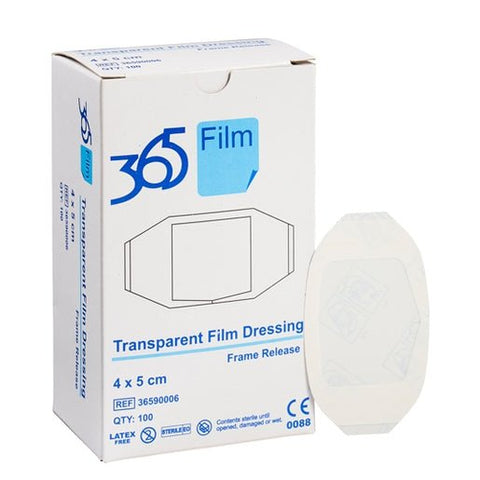 365 Film Wound Dressings 4cm x 5cm x 100/50 | EasyMeds Pharmacy