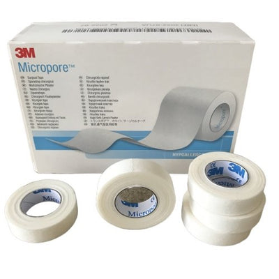 3M Micropore Hypoallergenic Surgical Tape 1.25cm x 9.1m First Aid Lashes Lash | EasyMeds Pharmacy