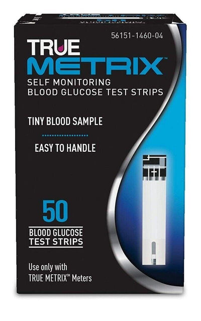 4 x True Metrix Blood Glucose Test Strips Box of 50 | EasyMeds Pharmacy