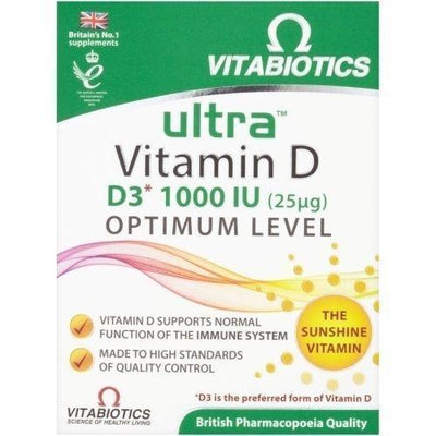 Vitabiotics Ultra Vitamin D Tablets x 96 -   Vitabiotics EasyMeds Pharmacy