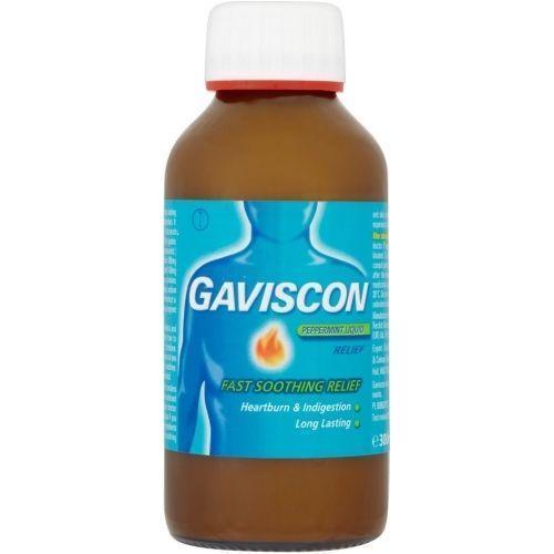 Gaviscon Fast Relief Peppermint Liquid 300ml Reckitt Benckiser