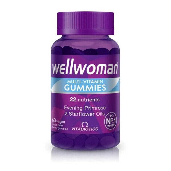 Wellwoman Multi-Vitamin Gummies x 60 by Vitabiotics -   Vitabiotics EasyMeds Pharmacy