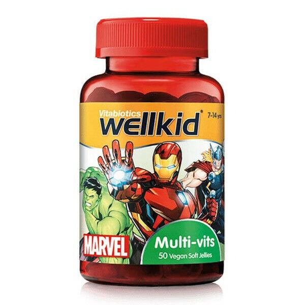 Wellkid Marvel Children Multi-Vitamins x 50 by Vitabiotics -   Vitabiotics EasyMeds Pharmacy
