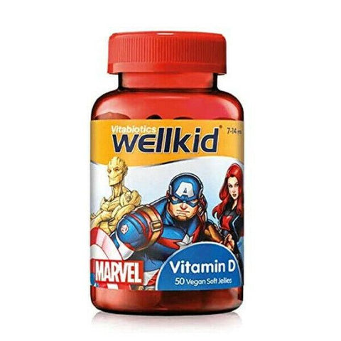 Wellkid Marvel Vitamin D Jellies x 50 by Vitabiotics Vitamins - Wellkid