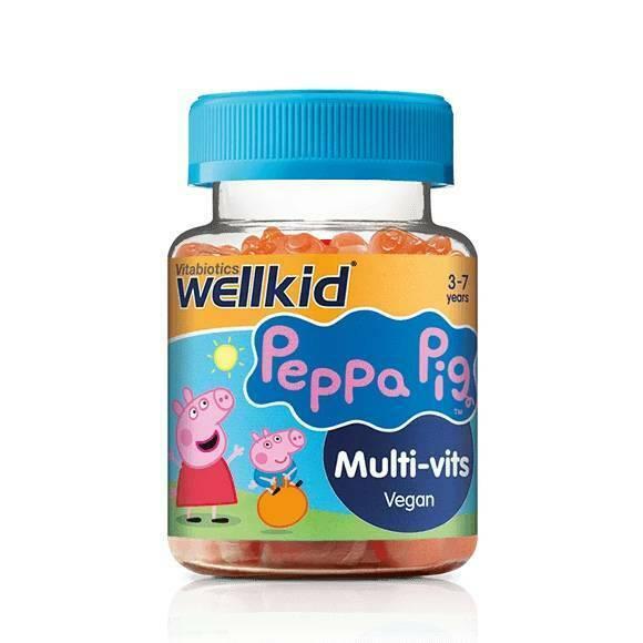 WellKid Peppa Pig Multi-Vitamins x 30 by Vitabiotics -   Vitabiotics EasyMeds Pharmacy