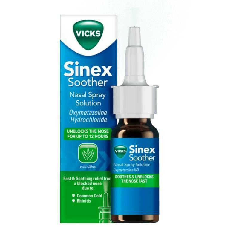 Vicks Sinex Soother Nasal Spray Solution 15ml Coughs/Colds - Vicks