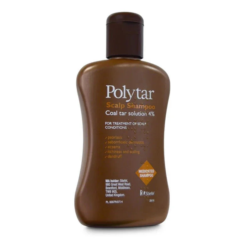 Polytar Shampoo 150ml - Coal Tar Scalp Cleanser - Scalp Care - Polytar ...