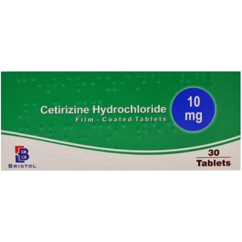 6 x Cetirizine 10mg Tablets - Pack of 30 (180 tablets) | EasyMeds Pharmacy