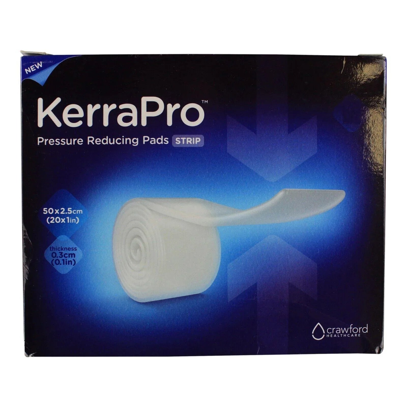 Dermal Pad Kerrapro Dermal Strips 50cm x2.5cm x0.3cm | Pressure Sores | EasyMeds ...