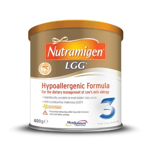Nutramigen 3 with LLG Hypoallergenic Baby Milk/Formula 400g x 6 -   Nutramigen EasyMeds Pharmacy
