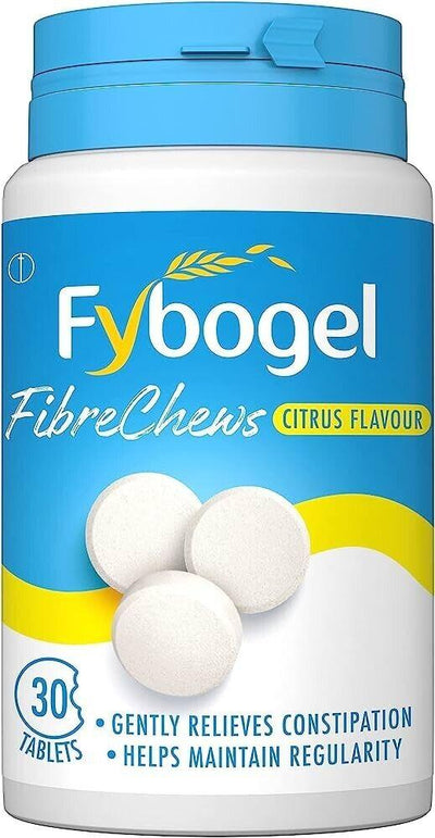 Fybogel FibreChews Chewable Tablet Laxative x 30 | Citrus Flavour